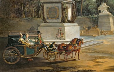 The Entrance to the Tuileries from the Place Louis XV in Paris, c.1775 (detail) by Jacques Philippe Joseph de Saint Quentin